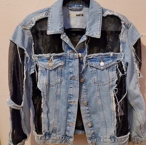 Topshop moto denim jacket